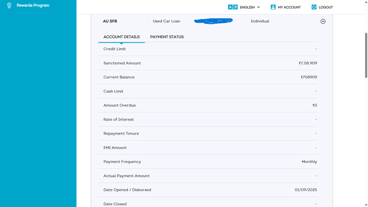 theakshrishi21's tweet image. 🚨 FRAUD ALERT 🚨
I never took any loan, but AU Small Finance Bank loan is showing on my CIBIL.
Already emailed &amp;amp; submitted Aadhaar + PAN, but still no clear answer from the bank.
This is hurting my credit score.
Requesting @aubankindia  fix this ASAP. 
#Fraudalert #CIBILissue