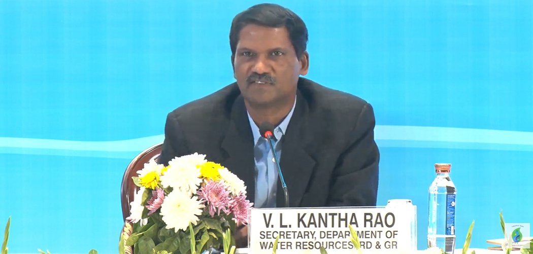 nwmgoi's tweet image. अंतिम अनुशंसाओं एवं एक्शन प्लान के बारे में  श्री वी. एल. कांथा  राव, सचिव (DoWR, RD &amp;amp; GR) ने अपनी प्रस्तुति दी। 
#SujalamBharat