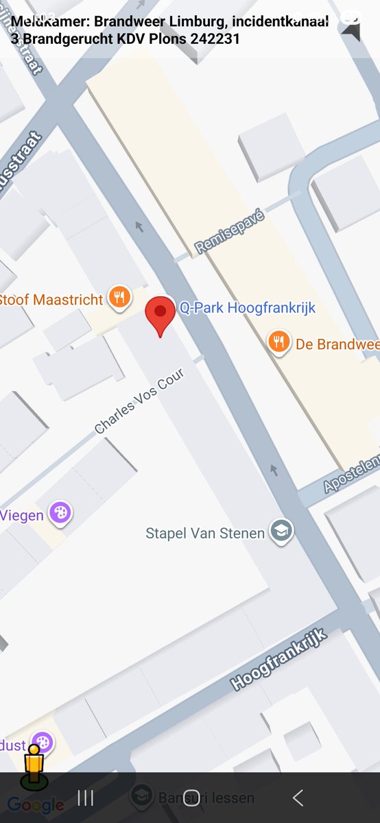 Brandgerucht - Inzet Brandweer bij Kinderdagverblijf in Maastricht