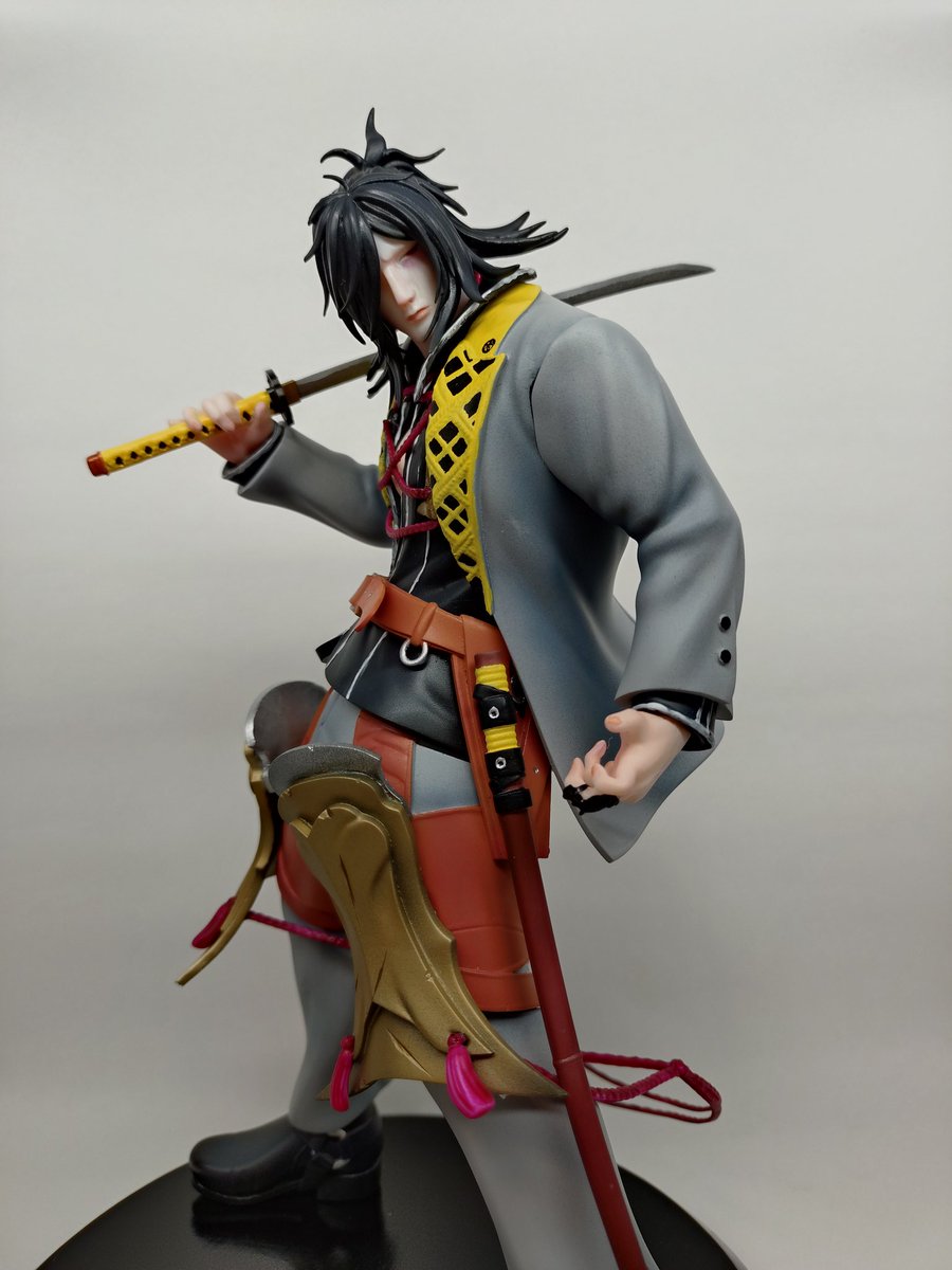 _____sugari's tweet photo. #となモ8 にて、オリジナル作品「蛮殻仁王」と、刀剣乱舞ONLINEより「大典太光世」を展示します！
B18オツケモノにてお待ちしております

#となりのモケイフェスティバル8 
#ショーコレジン https://t.co/RtN5ZopnLH