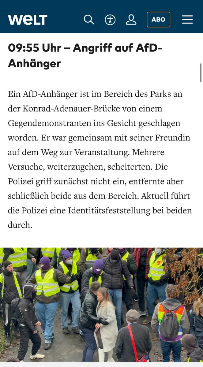 #Gießen: AfD-Politiker geschlagen!

Unsere Gemeinderatsmitglieder aus #Augustdorf (#NRW), Angelika und Eduard, wurden von Linksextremisten angegriffen.

Sie sind beide glücklicherweise beide wohlauf. Warum die #Polizei zunächst nicht eingriff, ist mir schleierhaft.

Zu dieser