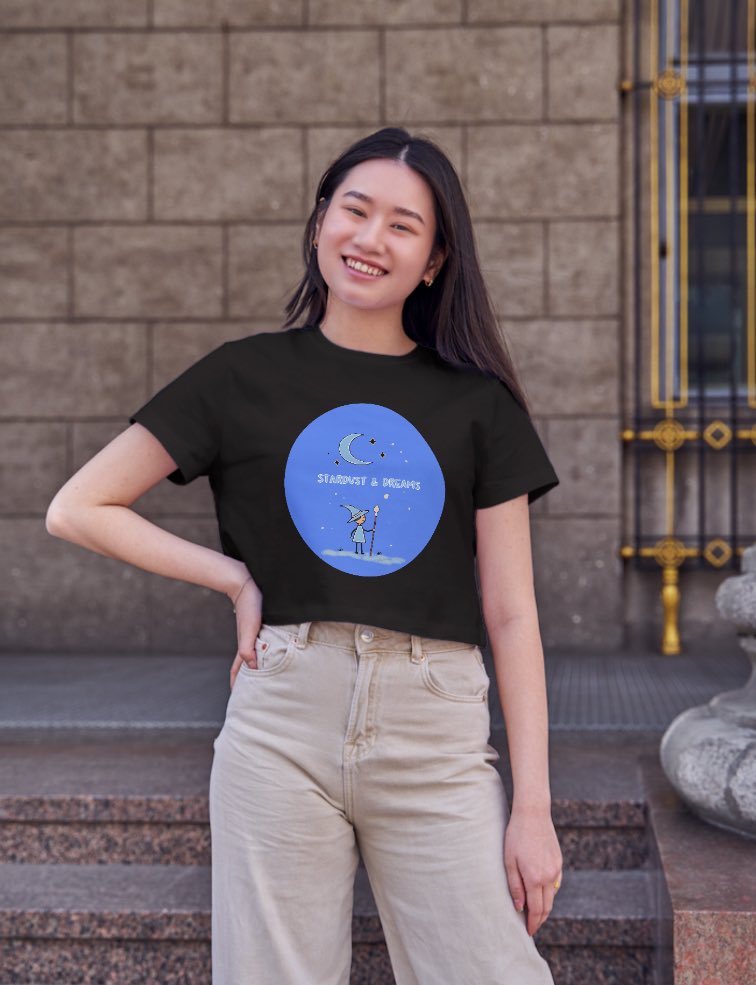 PopStudio85's tweet photo. ✨ Stardust &amp; Dreams ✨
A tiny wizard, a big moon, and a sky full of magic.
Perfect for dreamers, night thinkers, and anyone who believes in a little cosmic wonder 🌙✨
Link to buy: https://t.co/oZ6gNYurMH

#redbubbleartist #dreamyvibes #artsupport #tshirtdesign #cosmicenergy https://t.co/DqCfjJu9tb