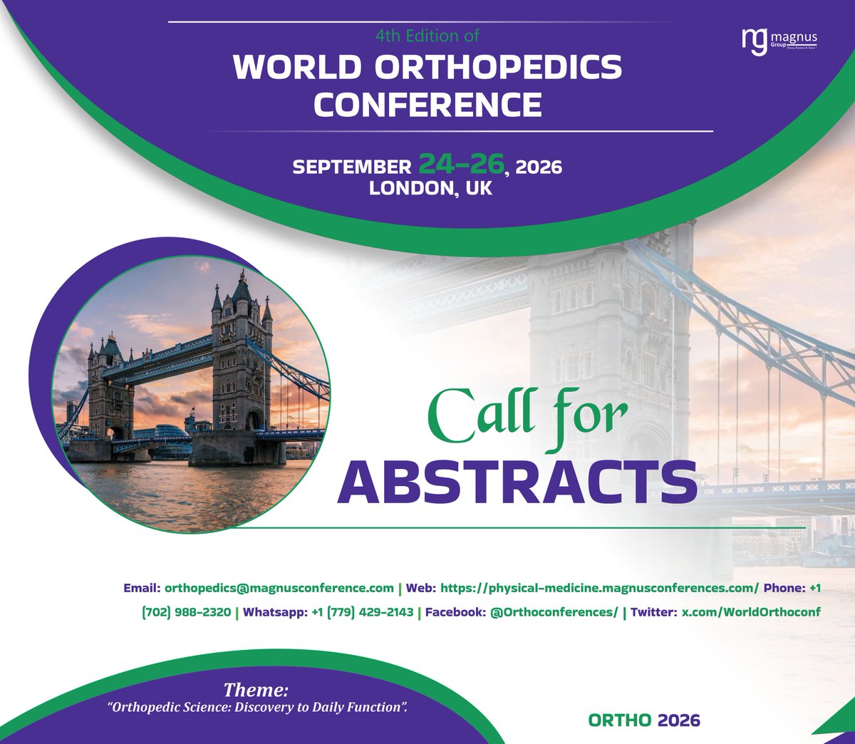 Orthopedics Conference tweet media