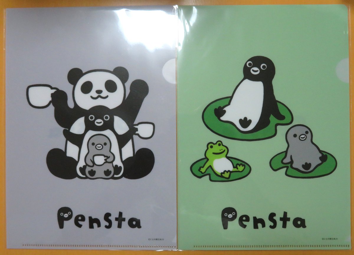 Pensta限定 Suicaのペンギン クリアファイル 各店共通柄A4/A5サイズ
