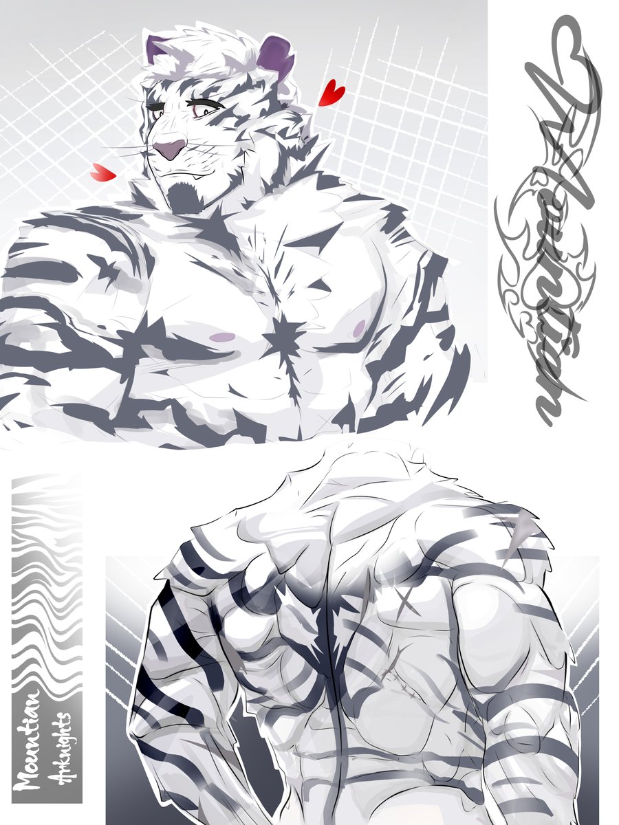 AzdotPixel1's tweet image. Mountian doodle &amp;gt;;3 #Mountian #Arknights