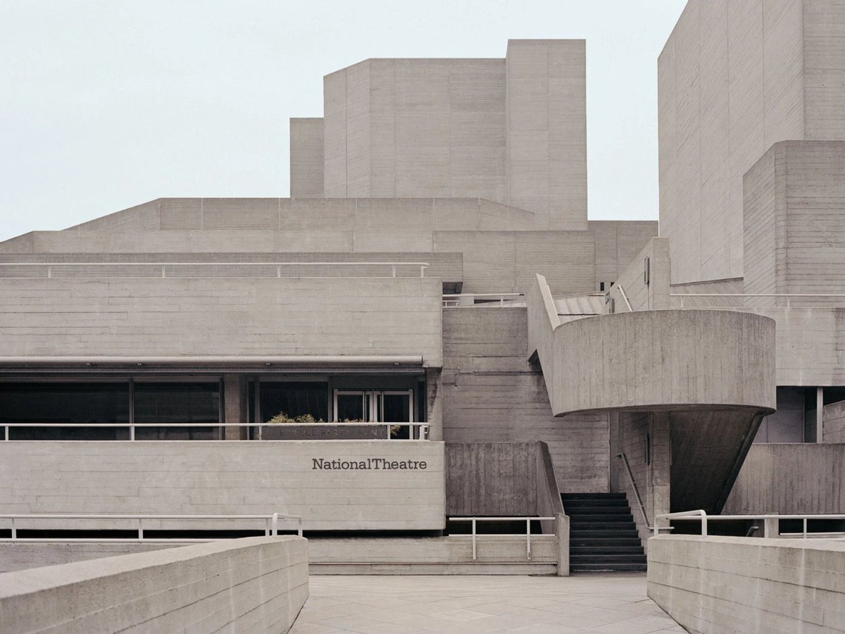 terminated_sam's tweet image. — Royal National Theater, Denys Lasdun