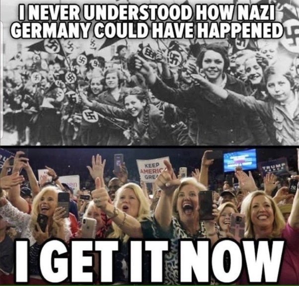 MAGA IS THE NEW NAZIS 🤷🎯💯
