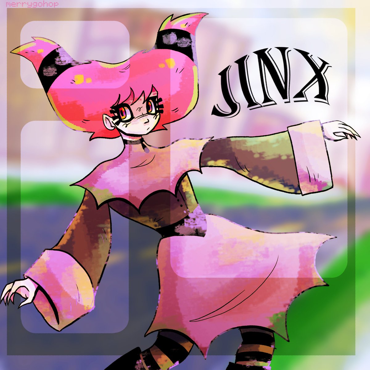 merrygohop's tweet photo. jinx from teen titans go cartoon
#TTG #teentitansgo #jinxdc #art https://t.co/YwXrS2adhP