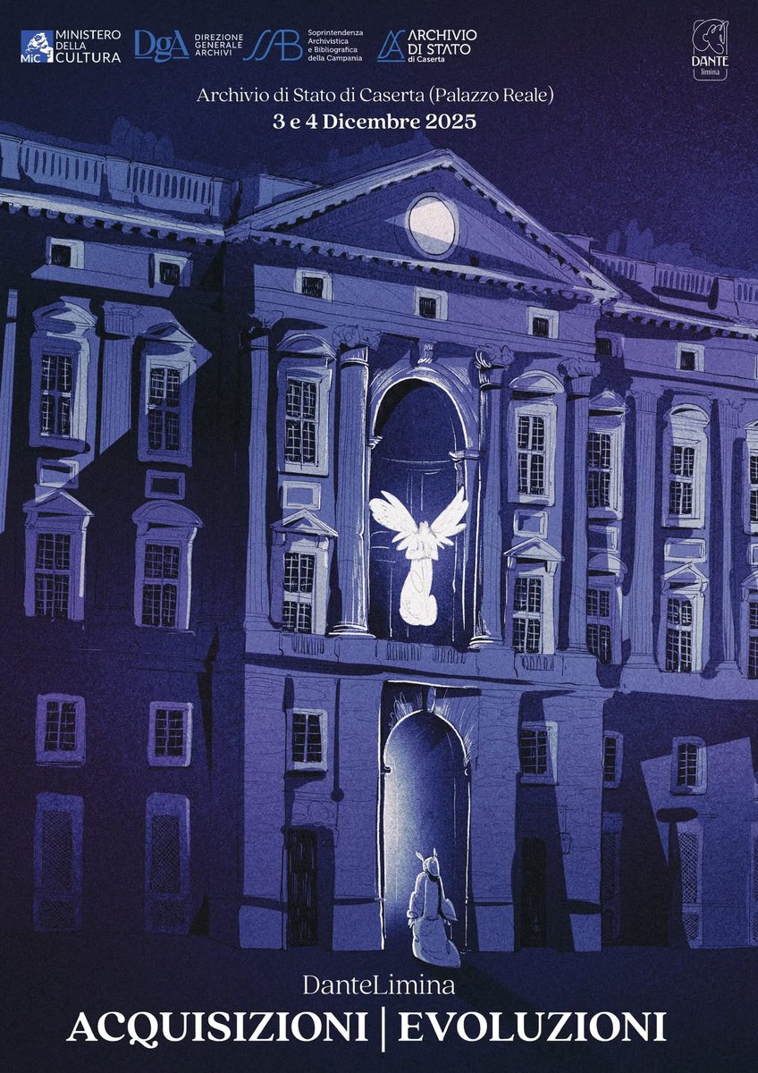 Il 3 e 4 dicembre presso l'Archivio di Stato di Caserta (Palazzo Reale): una bella occasione per riflettere sui risultati e i progetti di Dante Limina (dantelimina.it). 

Qui il programma completo dell'evento: academia.edu/145196068/Dant…