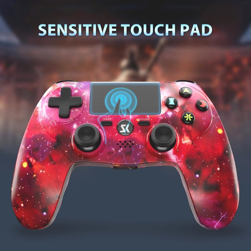 DitCompany's tweet image. Wireless Controller for PS4, Gamepad for Playstation 4 with Double Vibration/6-Axis Sensor/Touch Pad/Headphone Jack, Ergonomic Non-Slip Grip Compatible with PlayStation 4/Slim/Pro (Red) 
#wireless #controller #gamepad #videogames #portable #techgadgets