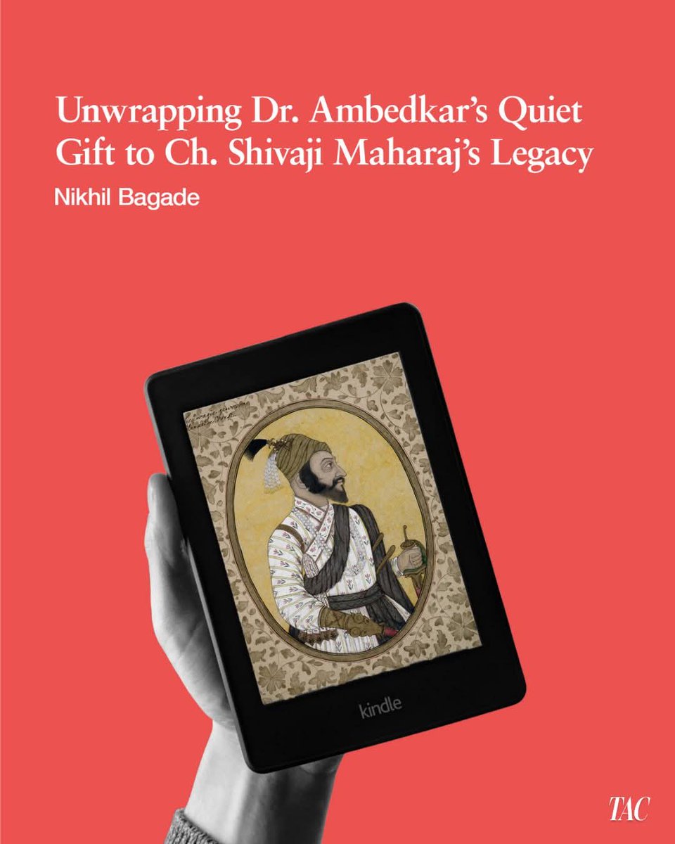 UNWRAPPING DR. AMBEDKAR’S QUIET GIFT TO CH. SHIVAJI MAHARAJ’S LEGACY
By Nikhil Bagade
Read the full piece:
theambedkarianchronicle.in/unwrapping-dr-…
