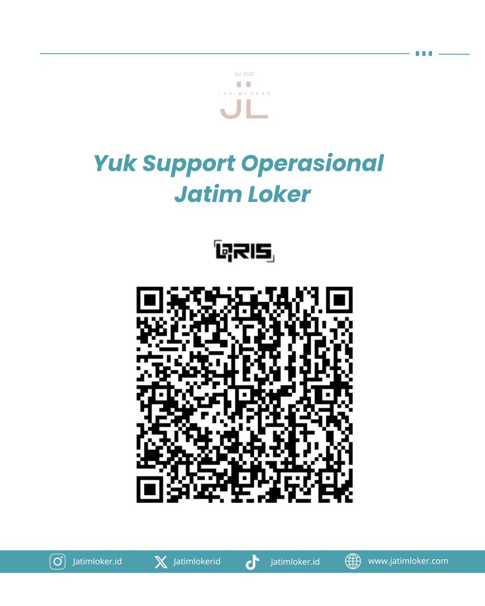 Jatimlokerid's tweet image. PT Poci Kreasi Mandiri sedang membuka loker dengan penempatan Jawa Timur. Informasi selengkapnya silahkan buka website atau aplikasi Jatim Loker.

Jangan lupa follow akun IG kami untuk mendapatkan info seputar loker jatim.
#lokerterbaru #zonauang #malming #jatimloker