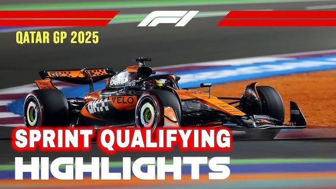 An55327J's tweet photo. qatar sprint race 2025
Oscar Piastri will lead the F1 field away for the Qatar Grand Prix Sprint race after returning to pole position in Lusail.
Get more link: https://t.co/8831xABjoL

#F1Sprint https://t.co/Ldh9agUvBy