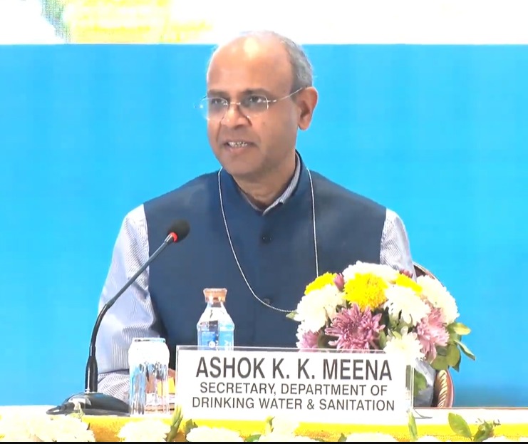 nwmgoi's tweet image. Final Recommendations &amp;amp; Action Plan presented by Secretaries of Ministry of Jal Shakti
Shri V.L. Kantha Rao, Secretary DoWR, RD&amp;amp;GR &amp;amp; Shri Ashok K. K. Meena, Secretary DDWS, outline the comprehensive roadmap for achieving Sujalam Bharat vision.
#SujalamBharat