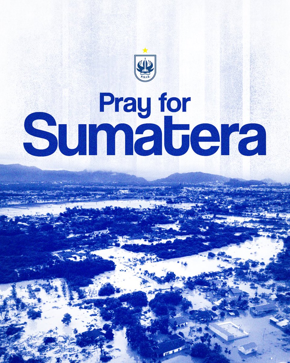 Sempatkan waktu sejenak untuk mendoakan saudara kita di Sumatera. Semoga kondisi kian membaik dan dapat kembali pulih. 

Doa kami di PSIS untuk Sumatera 💙