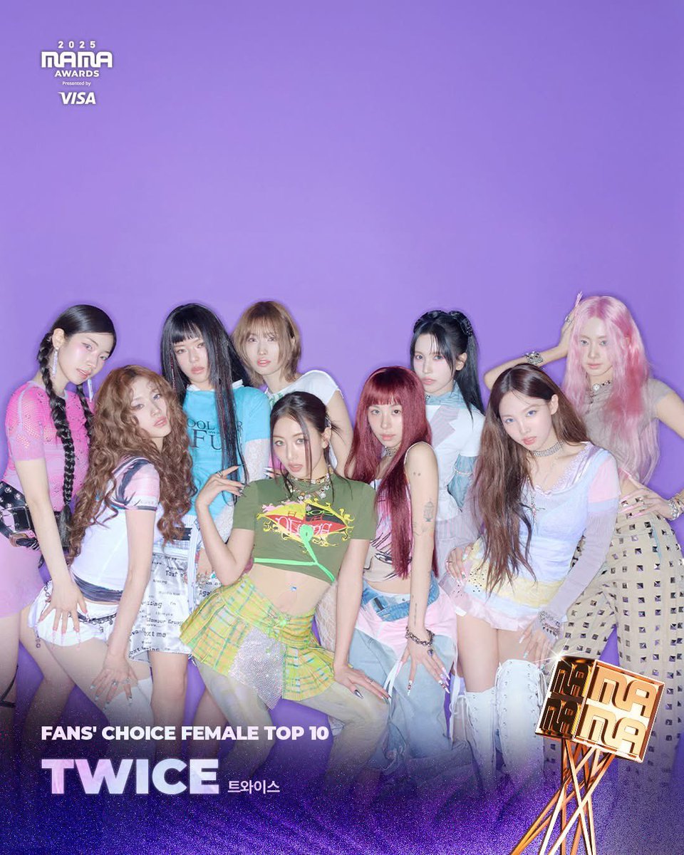 Sana961229TWICE's tweet image. 2025.11.29 #TWICETAGRAM Story Update

ONCE! Thank you for lifting us up once again ✨
TWICE won the MAMA 2025 Fan’s Choice Female Top 10 Award! 

Always grateful for your love and support 🫶🏻

#TWICE #트와이스 #MAMAAWARDS #2025MAMAAWARDS @JYPETWICE