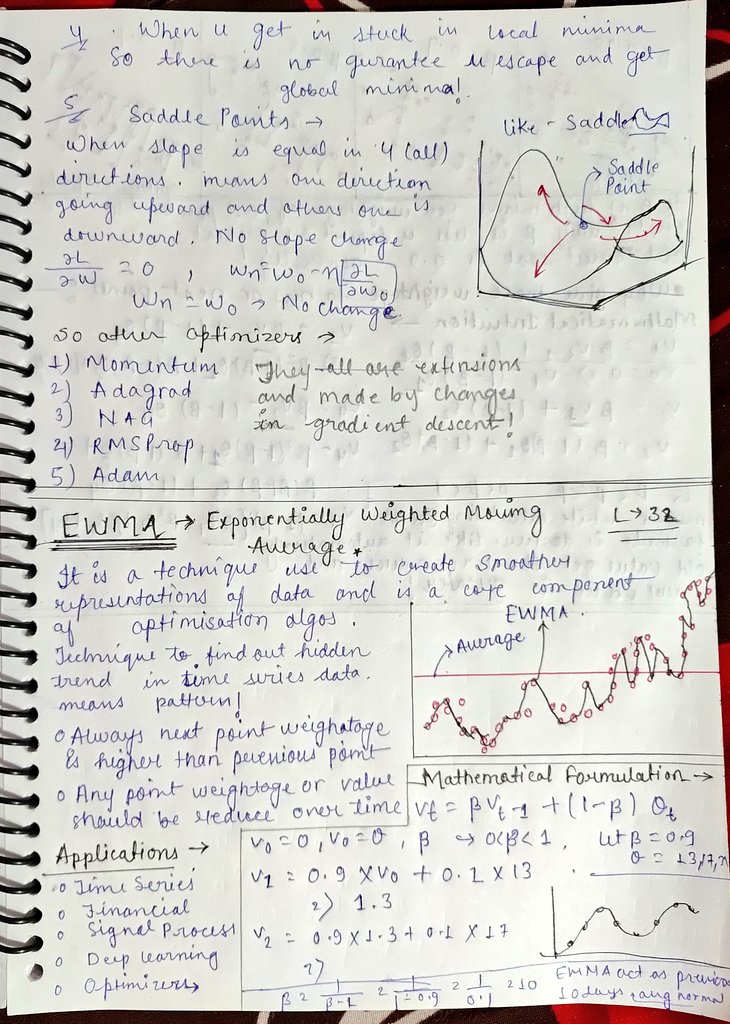 Musa_Qureshi_01's tweet image. Today, I learned Batch Normalization with deep intuition, along with an introduction to Optimizers and the EWMA concept. A hectic 4 hours, but absolutely worth it.
29.11.25
#DeepLearning #AI #NeuralNetworks #AIML #GenerativeAI #DLSeries #MLJourney #LearningInPublic #TechCommunity