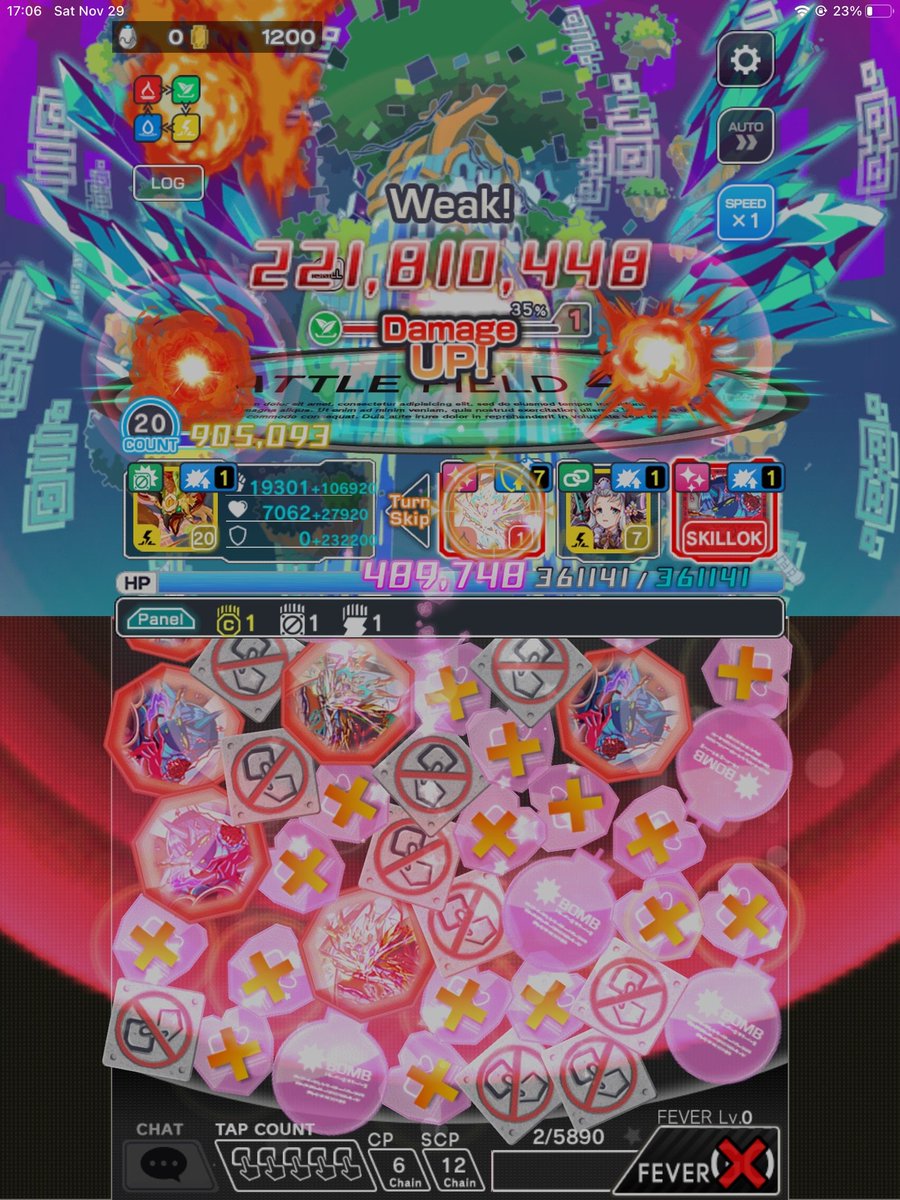 Switchzone104's tweet image. #クラフィ

VS クーロンズヒュドラ C73-G (400M HP ver.)

0 C65, 0 C69, 0 C70, no collaboration units clr (73-73-48-68)

Total time : ~ 1 hour 11 minutes