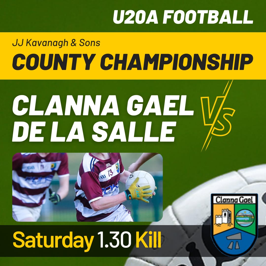 FenorGAA's tweet photo. Best of luck to the lads in today's @WaterfordGAA county championship quarter-final.

Tickets (€8, U16s free):
https://t.co/3Mf1rNJYKe https://t.co/W7TlOglP3L