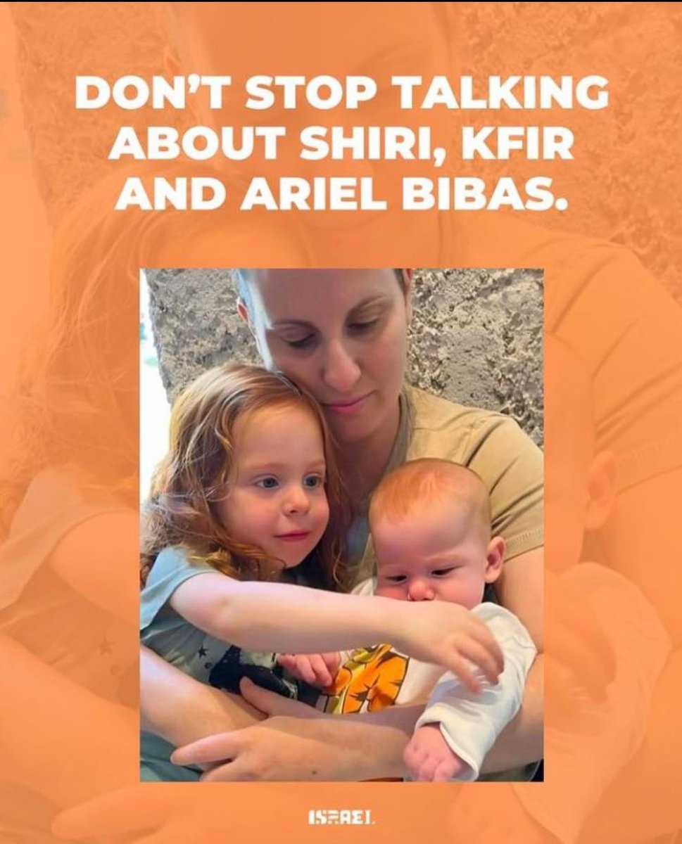😔💔

Shiri, Kfir, and Ariel should be remembered. 
Forever. 
Our grandchildren should talk about them.
And then their grandchildren, and then their grandchildren, and their...

So, please 🙏 , please share this post far and wide.

May their memories be forever a blessing 🙌