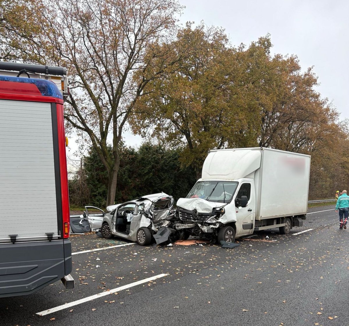 Afhandeling ongeval op de A2 bij Grathem