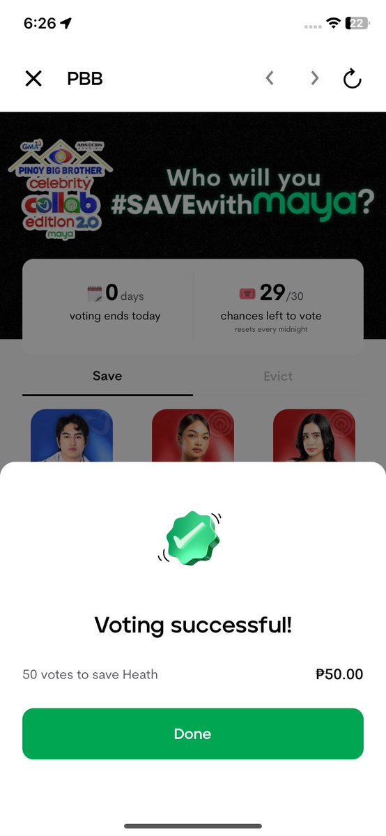Rahzell10's tweet image. First time ko mag vote sa PBB BBS HEATH! Hope it helps! #bbsheath