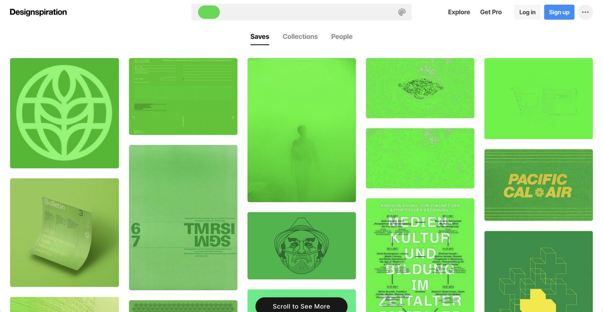 내가 원하는 컬러 코드를 픽해서 그 색감의 포스터 찾을 때 엄청 유용한 사이트도 찾아서 공유해요… 저만 이제 안 거 아 니 죠?😳

designspiration.com/explore/