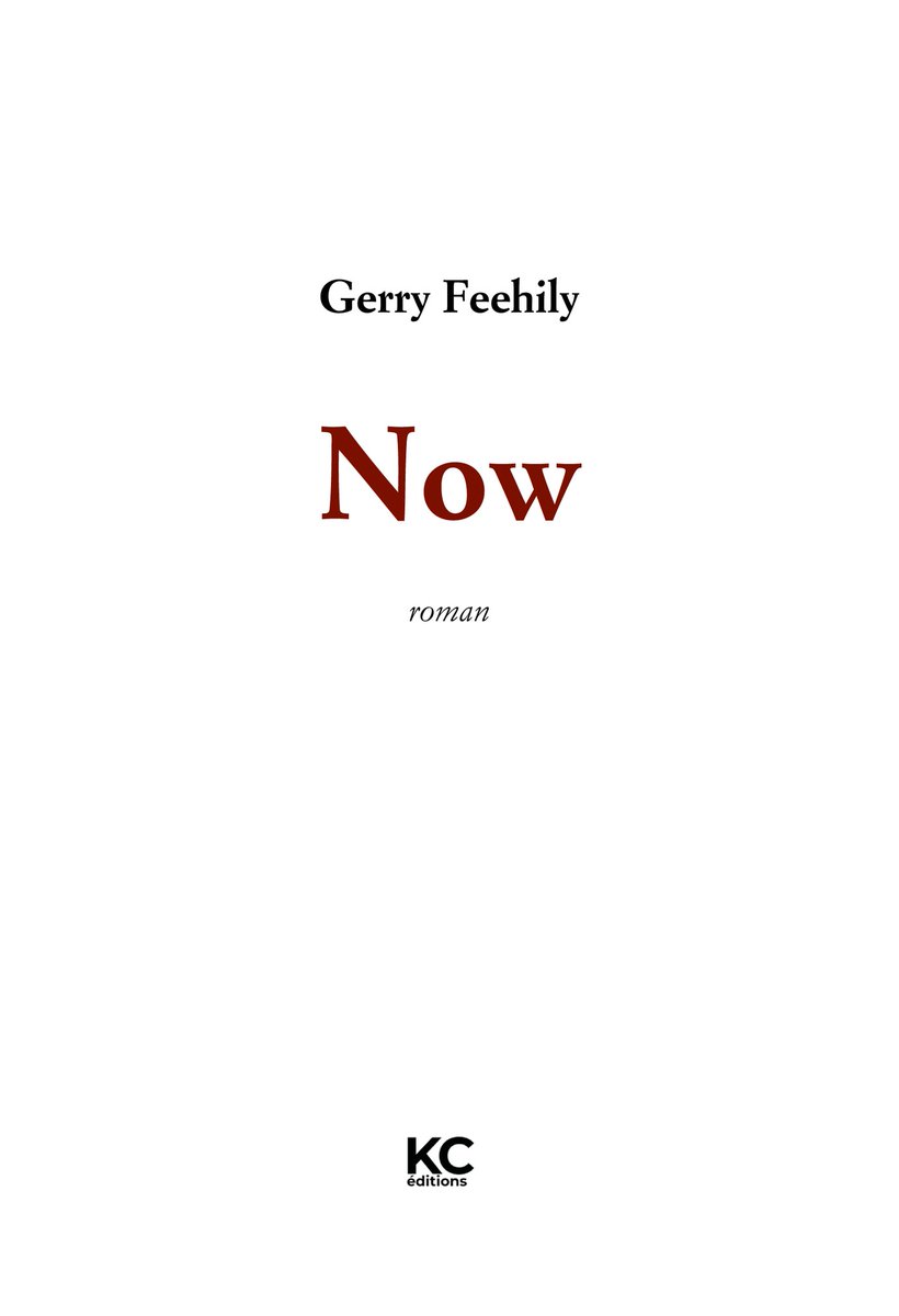 gerryfeehily's tweet photo. "Now", my novel set in the fashion world of the late eighties, will be published on the 19th May 2026 by KC éditions. It's in French. For more details, press this : https://t.co/0G8O2TGEat https://t.co/rk4cPlgF0X