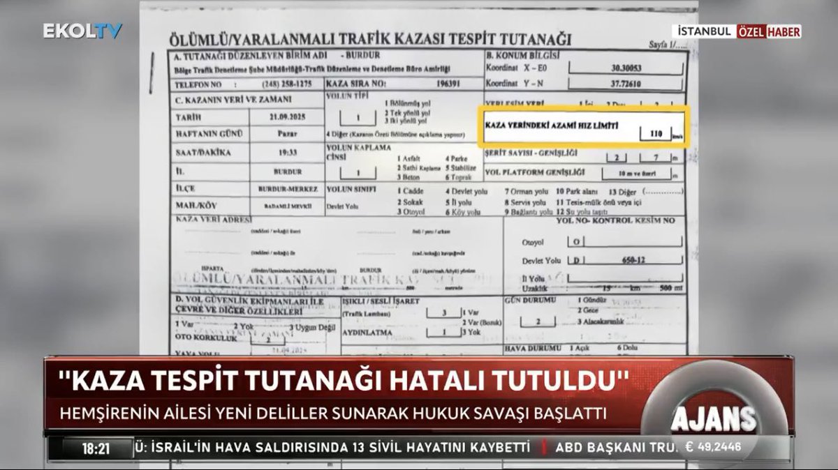 gundogduugizemm's tweet photo. Yaya geçidinden geçerken hızla gelen bir araç sana çarpıyor, sen hastane hastane dolaşıp bir dizi ameliyat oluyorsun. Yatağa bağımlı, yürüyemez hale geliyorsun ama sana çarpan sürücü kaza tespit tutanağında hız limiti ve kaza yeri yanlış yazıldığı için karakolda ifadesi alınıp serbest bırakılıyor yetmiyor dosyaya da takipsizlik veriliyor PES! #HüsniyeHemşire