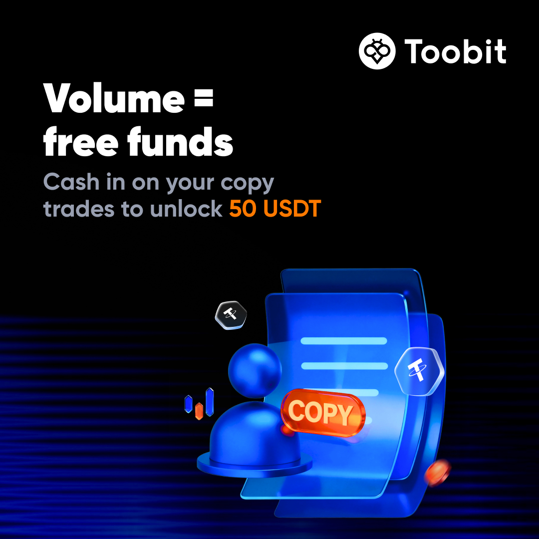 Toobit_official's tweet image. Test the waters without fear.
Your first Copy Trade comes with full loss protection.
Worst case? You get up to 100 USDT back in Trial Funds.
Best case? You start winning from day one.
Don’t skip this ▶️ bit.ly/47VkyBB

#Copytrading #November #Toobit