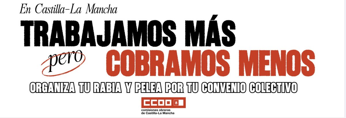 Angel León, secretario acción sindical CCOO CLM tweet media