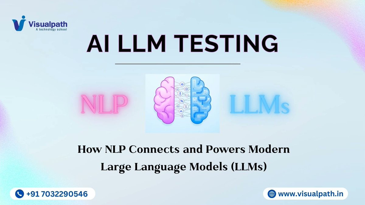 KLvisualpath99's tweet image. I just published Best AI LLM Training | LLM in AI Course at visualpath medium.com/p/best-ai-llm-… 
@VisualpathPro #AILLMTesting #AILLMTraining #LLMTestingCourse #AIModelTesting #AIEvaluation #LLMValidation #AIAutomationTesting #GenerativeAITesting