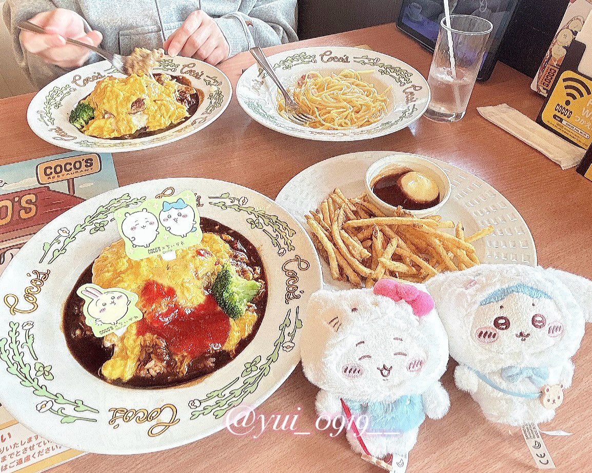 ちいかわ×ココス🍽 第1弾〜第4弾まで行ってきたよ🪄︎︎✨ 全コラボ