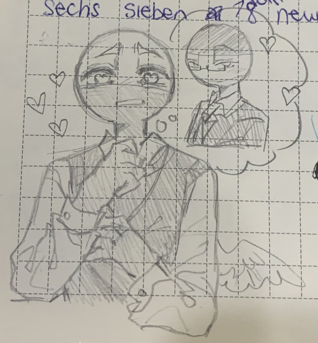 its_Cakeee's tweet photo. Finally got home yayy now I can be ugly in peace
#germany #poland #countryhumans #gerpol https://t.co/yC7zwUsyJF