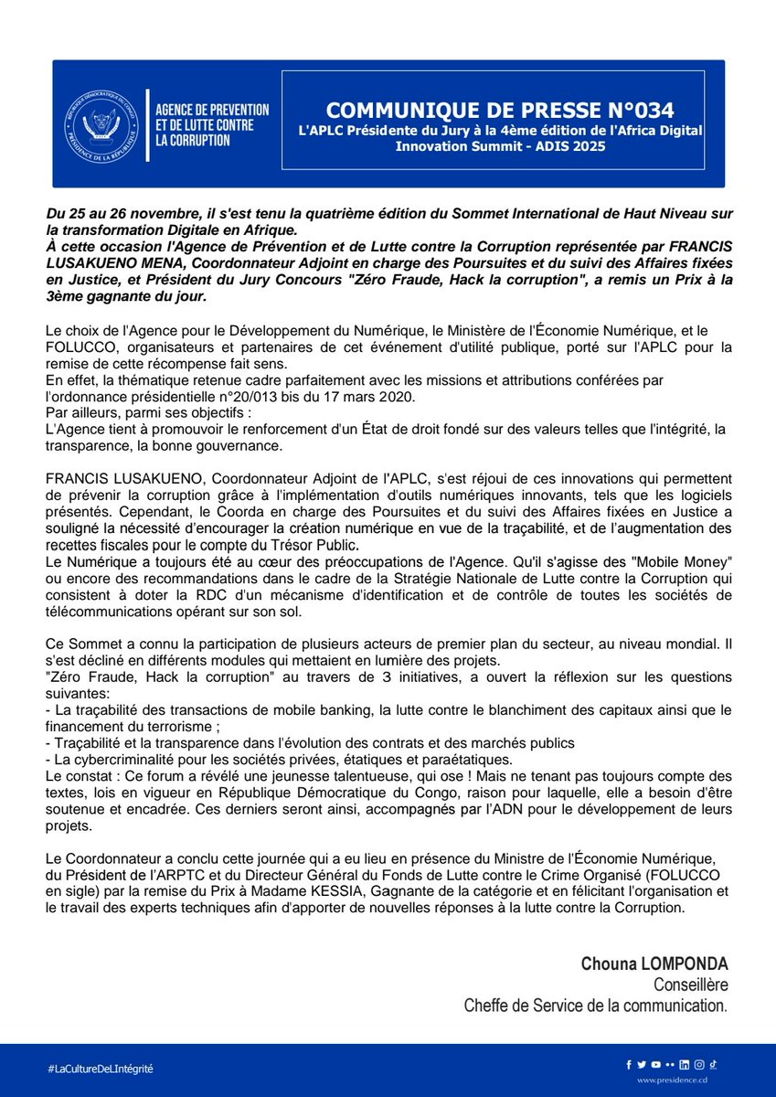 APLC RDC tweet media