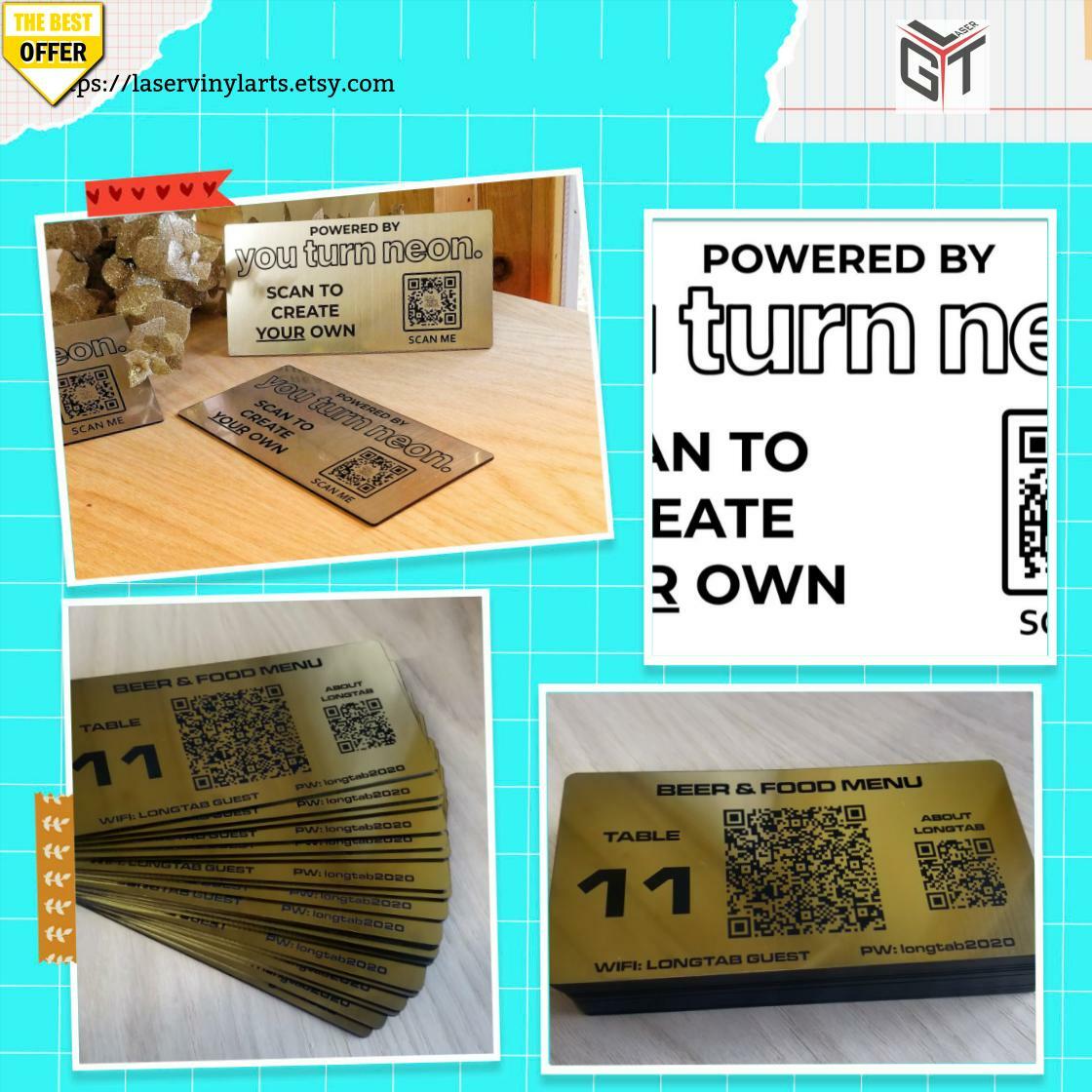 twapanian's tweet image. Elevate your space with a Personalised QR Code Plaque. Laser-engraved for just £13.12. Perfect for your menu &amp;amp; orders! #HomeDecor #Customization

Shop Now etsy.com/listing/109957…