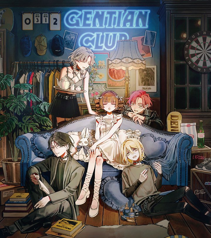 comic_ruelle's tweet image. 📔「ベル・リュエル 4e 番犬通り」
【参加作家紹介その２】

でん@naluse_flow
怪盗団「GENTIAN CLUB」
花屋をアジトにお宝を狙う、わがままなお嬢さんと4人の仲間たち。

moon03 @03moonmoonmoon 
古物屋「SOREKARA」
ひっそりと佇む古物屋には「時間のかけら」が集まり、忘れていた感情が甦る。