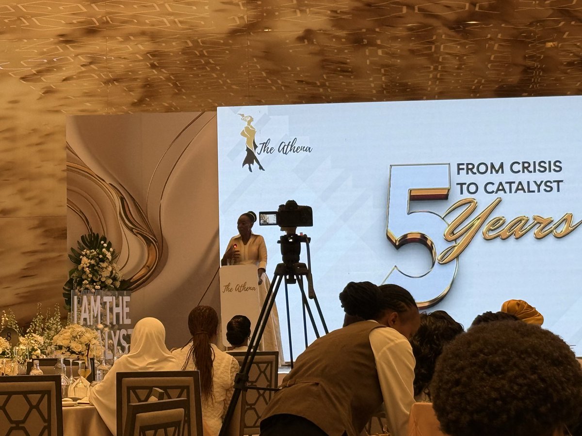 The Athena is a flagship programme started by the Monica Juma Foundation and launched in 2020. 

The Athena community started as a small community of 20 pioneering women and has grown to more than 3,000 professionals. 

#AthenaAt5
#QuantumQuestByAthena <a href="/JimmyGathu/">James Gathu</a> <a href="/namelesskenya/">Namelessmusic™</a>