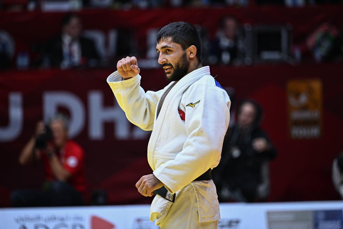 turkjudo's tweet image. 🥋 Salih Yıldız’dan Abu Dhabi Grand Slam 2025’te Bronz Madalya!

Birleşik Arap Emirlikleri’nin Abu Dhabi kentinde düzenlenen Abu Dhabi Grand Slam 2025’te -60 kg kategorisinde tatamiye çıkan Milli sporcumuz Salih Yıldız, bronz madalya maçında Azerbaycanlı rakibi Ahmad Yusifov’u…