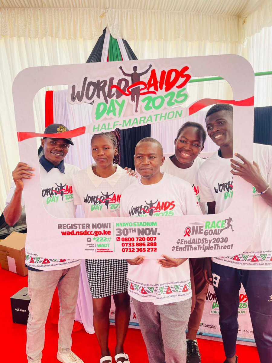 MaonoAfrica's tweet image. Tomorrow, we take action beyond awareness🏃🏽‍♀️.Join us at the World AIDS Day Marathon at Nyayo Stadium 🏟️ as we hosts an exhibition booth 🧭 and run with a purpose to end the triple threat.
You can’t miss this!
@nsdcc_kenya 
#EndAIDsby2030
 #EndTheTripleThreat