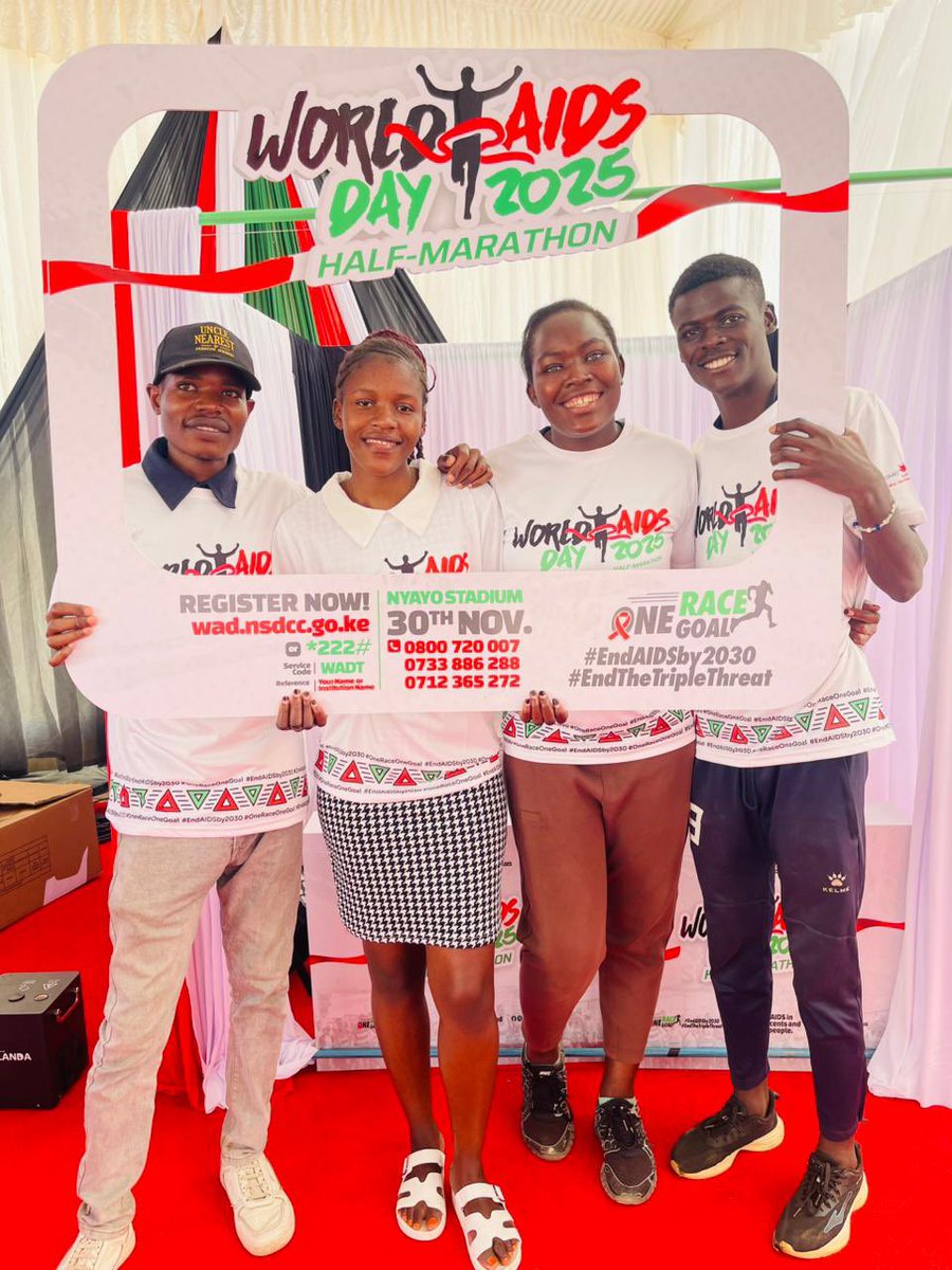 MaonoAfrica's tweet image. Tomorrow, we take action beyond awareness🏃🏽‍♀️.Join us at the World AIDS Day Marathon at Nyayo Stadium 🏟️ as we hosts an exhibition booth 🧭 and run with a purpose to end the triple threat.
You can’t miss this!
@nsdcc_kenya 
#EndAIDsby2030
 #EndTheTripleThreat