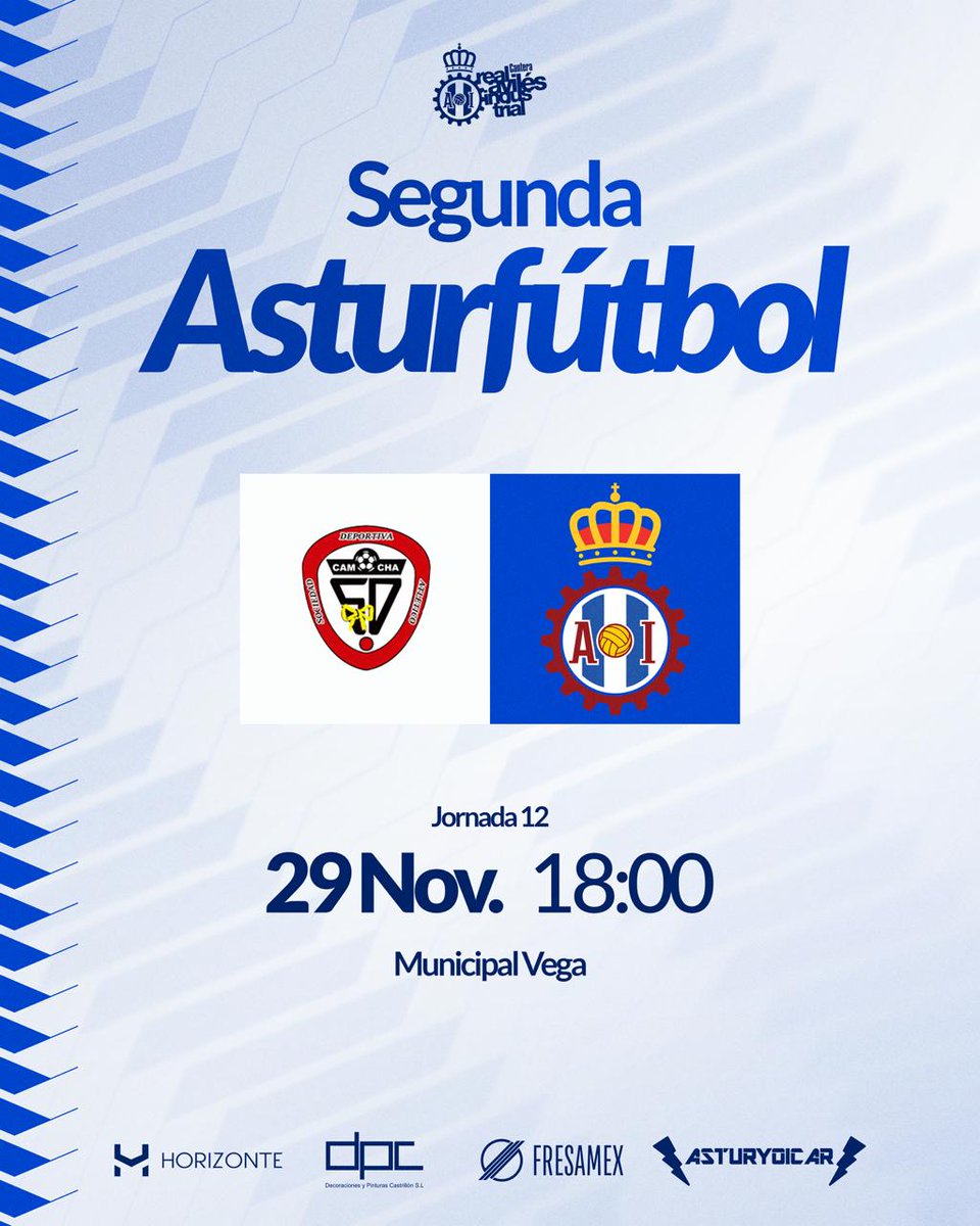 Día de partido | Real Avilés Industrial B 

🆚 Atlético Camocha