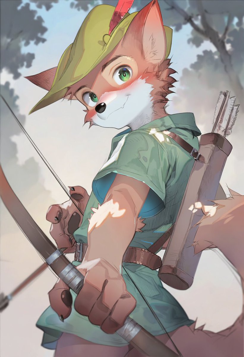 wanjumiao65535's tweet image. ロビンフッド(Disney)