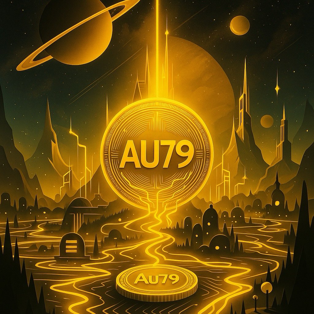 A New Frontier Of Gold Is Opening.
Not In Vaults In Worlds Built From Code.

$AU79 Isn’t A Token It’s A Civilization Rising. Follow The Light. 🌟🌟

#AU79 #FlipGold