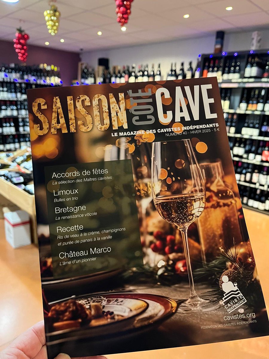 ✅ Le dernier magazine Saison Côté Cave est arrivé dans nos caves de Montpellier Fréjorgues 😍
le découvrir ici 👉megavins.blogspot.com/2025/11/le-der…
#saisoncotécave #caviste #vin #magazine #maitrecaviste #cadeau #fêtes #montpellier #fréjorgues