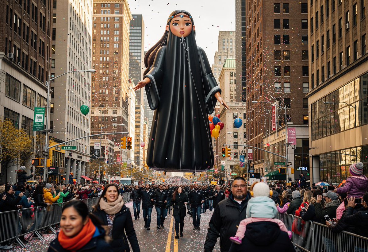 zadokov's tweet photo. See Macy's Thanksgiving day parade 2026!
#MacysThanksgivingParade #MacysParade @ZohranKMamdani #ThanksgivingDay #macysthanksgivingdayparade #AI https://t.co/eSxLnj5rM7