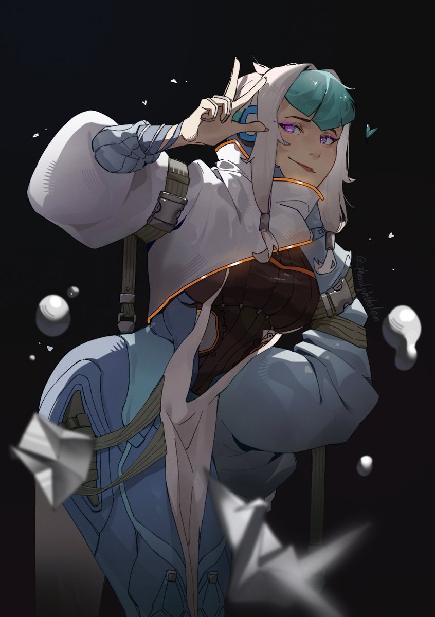 FenTai_PHPH's tweet image. It may seem very simple, but I have put a lot of effort into the design of this set of clothes
#Warframe #warframefanart #tennocreate #Warframe1999