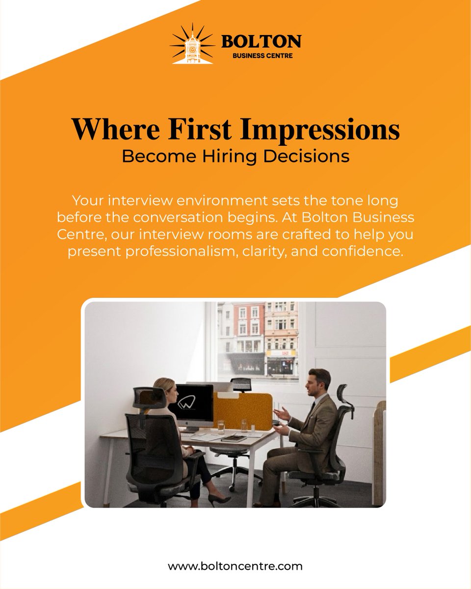 BoltonBusiness's tweet image. Interviews are one of the most defining moments for any business. 

Visit: boltoncentre.com/services/inter…

uk.pinterest.com/boltoncentre
facebook.com/BoltonBusiness…
x.com/BoltonBusiness
instagram.com/boltonbusiness…
linkedin.com/company/bolton…

#InterviewRoom #BoltonBusinessCentre #ProfessionalSpaces