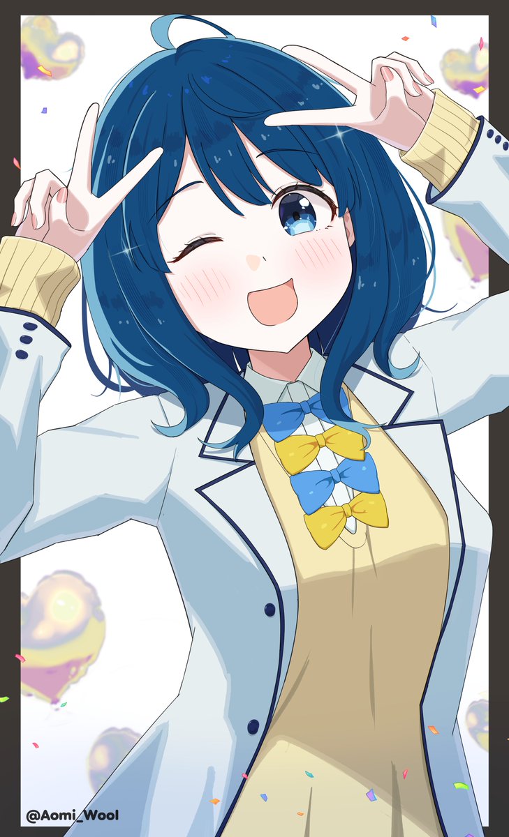 八奈見さんおたおめ！💙💛 #八奈見杏菜生誕祭2025 #マケイン