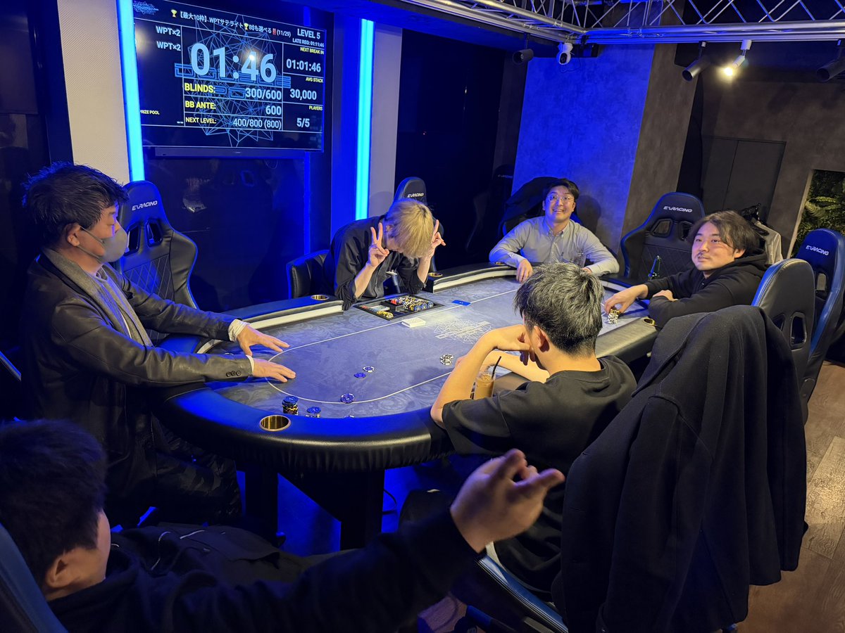 🏆【最大10枠】WPTサテ🏆B$も選べる🏆 5名様でスタートしました